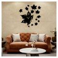 New 3D Leaf Shape wooden Wall Clock Design For Your Home,Office, Rooms By wallwarriors. 