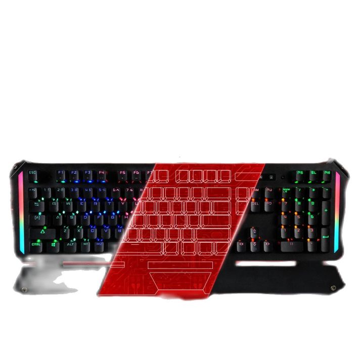 A4Tech Bloody Gaming Keyboard B875N - Full Mechanical Keys - Neon LED ...