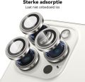 Compatible for IPhone 15 Pro/15 Pro Max Camera Lens Protector Titanium.Iphone 15 pro max metal ring camera protector. 