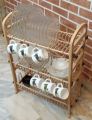 kitchen organizer rack - crockery storage rack ( plastic, more capacity). 