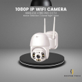 Dexter Q8 Outdoor IP Wifi Camera1080P Outdoor IP Wifi Camera Wireless V380 Pro CCTV - 2mp HD IP Camera with Motion Detection, Colored Night Vision. 