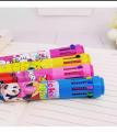 Multicolor 10 in 1 Cartoon Character Ballpoint Pen (Random Colour). 
