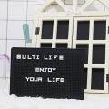 LED Light Up Peg Board Message Board With Alphabets. 