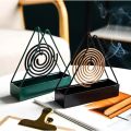 Mosquito Coil Stand Triangle Anti-scald Mosquito Coil Stand Wax Melt Burner Home Decoration Aromatherapy Burner. 