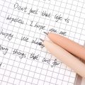 New ST Tip Capybara Neutral Pen 0.5mm Black Ink Press Type Ballpoint Pen Quick Drying School Supplies Signing Pen Student. 