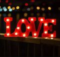 Love LED Light Night Lamp For Wedding Party, Decoration, Romantic Date, etc.. 