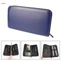 Pouch Scissors Organizer Bag Waterproof Hair Tools Pouch Cases Large Capacity PU Leather Barber Scissors Tool for Make up Specialist. 