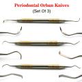Premium Quality Dental Periodontal Orban Allen Kirkland Knife Gingivectomy Knives Gingival Tunneling Instruments. 