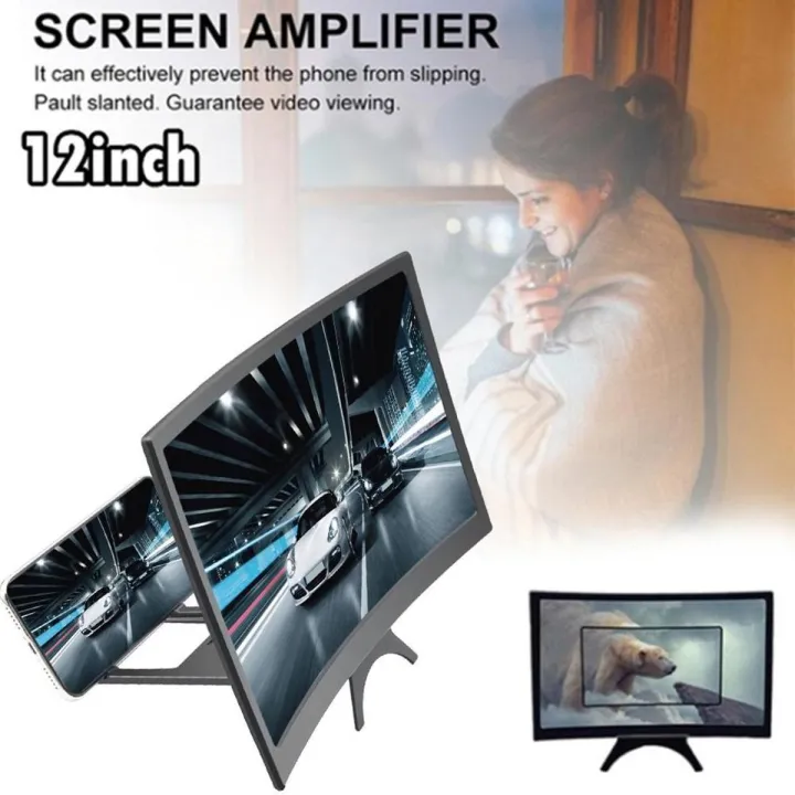 L6%2012%20Inch%20Mobile%20Phone%20Screen%20Magnifier%20with%20Audio%20Amplifier,%20HD%20Enlarge,%20Anti-Blue%20Light,%20Rechargeable%20Battery%20-%20Image%202