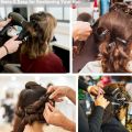Double Curl Clips, 12-Count - Open Shape Styling Clips - Hair Clips for Blowdrying, Styling, Cutting or Coloring, Salon Style Hair Clips for Women - Pain-Free Hair Accessories for Women & Girls. 