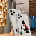 Alphabet Letter Phone Case For iPhone XR 12 11 Pro XS Max X 7 Cases TPU For iPhone 7 6 6S 8 Plus 7Plus SE 2020 Transparent Cover. 