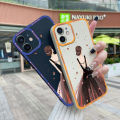 JIUMOO Case For Realme C17 Case Fashion Beauty Princess Girl Thin Shockproof Square Edge Silicone Casing Full Lens Cover Camera Protect Cases Softcase. 