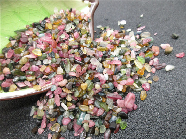 【Everyone is using it】Natural Verdelite Rubellite Rough Colorful Tourmaline Quartz Crystal Freedom Wholesale Stones And Minerals Tank Stone