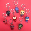 【Funny Bunny Toy Store】Marvel Avengers 3 Infinity War Thanos Captain Iron Man Action Figure Thor Toy Spiderman PVC Doll Keychain. 