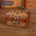 Green forest Retro Storage Wooden Box Printed Multipurpose Retro Storage Wooden Box. 