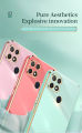 For Realme C25Y / Realme C21Y Cover Fashion Shiny Plating Square Bumper Slim Phone Case Soft TPU Silicone Shockproof Protective Back Cover. 