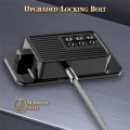 Fridge Lock, Refrigerator Lock, Keyless One-Click Access, Customizable Password, Child Safety Combination Lock White Durable Easy Install Easy to Use. 