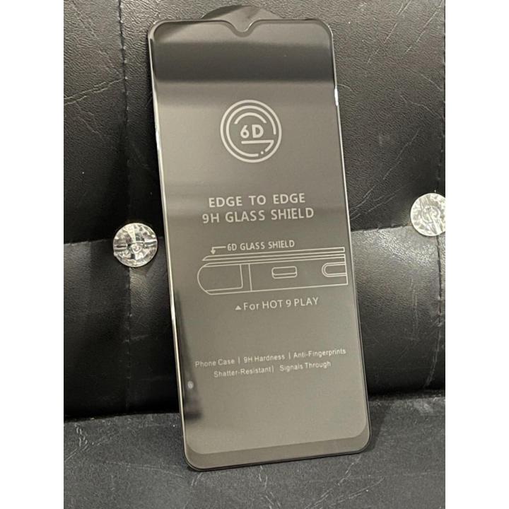 Infinix Hot 10 Play Curve O.G Gorilla HD+ Glass Full Edge to Edge Tempered Screen Protector Premium Quality