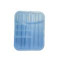 Multi Purpose Sewing Box-transparent-with-blue-cap sewing machine accessories box use for multi purpose (Empty-box). 
