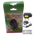 Mobile Phone Charges Hi-Power 8600 Hi-Speed IC 13003 Mini Gold Seven Light Charger for Android/Samsung Black Plastic QWIS-1001-20 QUALITY WEB PLACE. 