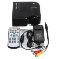 Mini Projector  Upgraded, UNIC UC28+3D 1080p Portable LED Projector Support USB HDMI (F). 