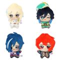 SAKURA 10cm Game Genshin Impact Plush Doll Keychain Venti Albedo Xiao Raiden Shogun Tartaglia Kazuha Stuffed Pendant Toy Beadchain Gift. 