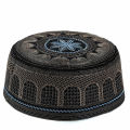 Traditional Kufi Cap Comfortable Fit Topi Design Egyptian Style Arabic Hat Various Sizes Men'S Accessory Kufi Topi Hat for. 