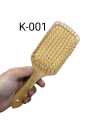 1 PC 100% Bamboo Hair Brush Square Brushes for Hair, Wood Hair Brush,Combs Large Square Paddle Brush Wood Massage Brush with Wood Bristles, Soft Paddle Styling Brush, Wood Brush, Male Brush,Hairbrush for Women. 