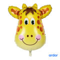 LARGE ANIMAL FACE FOIL BALLOONS l JUNGLE THEME BIRTHDAY DECOR. 