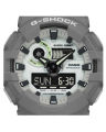 Casio G Shock GA-700 Series Mens Round Analog-Digital Grey Resin Case World Time, Stop Watch, 5 daily Alarm, LED Backlight (Super Illuminator), Hourly Time Signal, Full Auto Calendar, Multi-Functions Grey Resin Band Watch-GA-700HD-8ADR. 