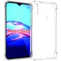 Motorola E 2020 Silicone TPU back cover , Bumper Case AirBag Shock-Proof Clear Back Pouch For Moto E 2020. 