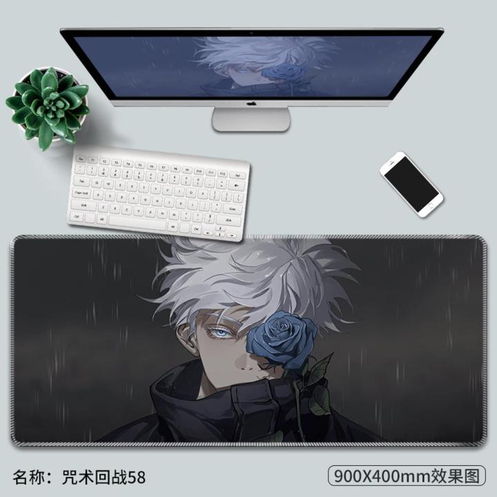 Jujutsu Kaisen Yuji Itadori Megumi Fushiguro XXL Anti Slip Large Gaming Mouse Pad Desk Mat for Keyboard & Mouse Speed Edition – 900x400x3mm