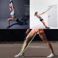 Resistance Bands with Handles Yoga Pull Rope Elastic Fitness Exercise Tube Band for Home Workouts Strength Training. 