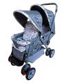 Baby Twins Stroller - Grey. 