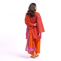 Maahru - Unstitched fabric for women - 2 Piece (Blended Lawn) - Sunset Radiance. 