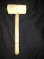 2 pcs baby Wooden Hammer strong for kids Wooden Mallet Handmade decorative eco friendly wooden hammer toy for children and interior Craving Hammer Punching Tool. 