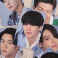 7pcs/set Kpop BTS SAMSUNG Galaxy Photocard Bangtan Boys Photo Cards. 