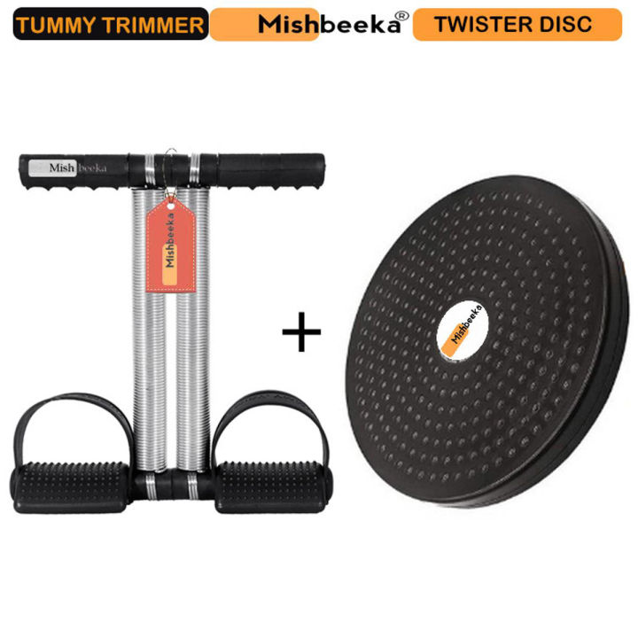 Mishbeeka Tummy Trimmer Double Spring & Twister Plate Disc High Quality Weight Loss Machine For Home Gym