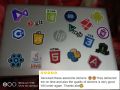 10/15/30 Pcs Cool Programming Language Stickers - Java, JS, PHP7, Python, Vuejs, C, Logo - for Laptop and Phone DIY - JangoMango Store. 