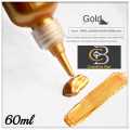 Golden Metallic Acrylic Paint - Permanent Waterproof Paint 60ml and 120ml. 
