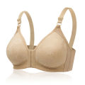 Plus Size 36-44BC Women High Quality Front Buckle Push Up Bra No Steel Rings Comfortable Breathable Underwear. 