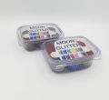 Glitter Bottles - 1 Inch Bottle Size - Multicolors Glitters - Pack Of 6. 