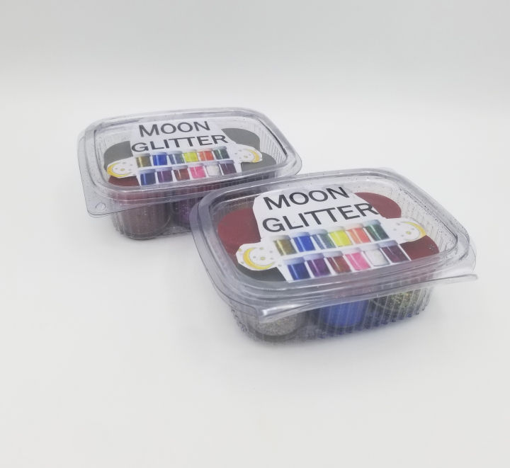 Glitter Bottles - 1 Inch Bottle Size - Multicolors Glitters - Pack Of 6