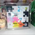 15*15cm Kpop BTS Album Acrylic Puzzle Frame Display (puzzle Pieces Included). 