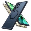 Torras Guardian Magnetic (Magsafe Compatible) Series Phone Case for Samsung Galaxy S24 Ultra – Black. 