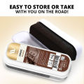 WBM Shoe Shining Sponge - Brown  Instant Shine Sponge For Brown Leather & All Types of Shoes. 