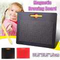 Magnet Learning Board Drawing Magnetic Slate Magic Slate With Replacement Stylus Pen for Free Play Magnet Pad Magnetic Drawing Board. 