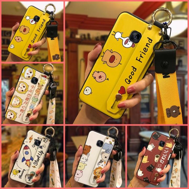 ring Durable Phone Case For Samsung Galaxy S7 Edge/G9350 Kickstand Waterproof cell phone cover mobile phone case Lanyard