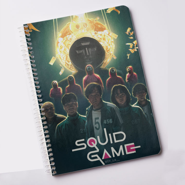 Squid Game Stylish Notebook for Boys and Girls Digital Printed at CustomizeGiftsPK