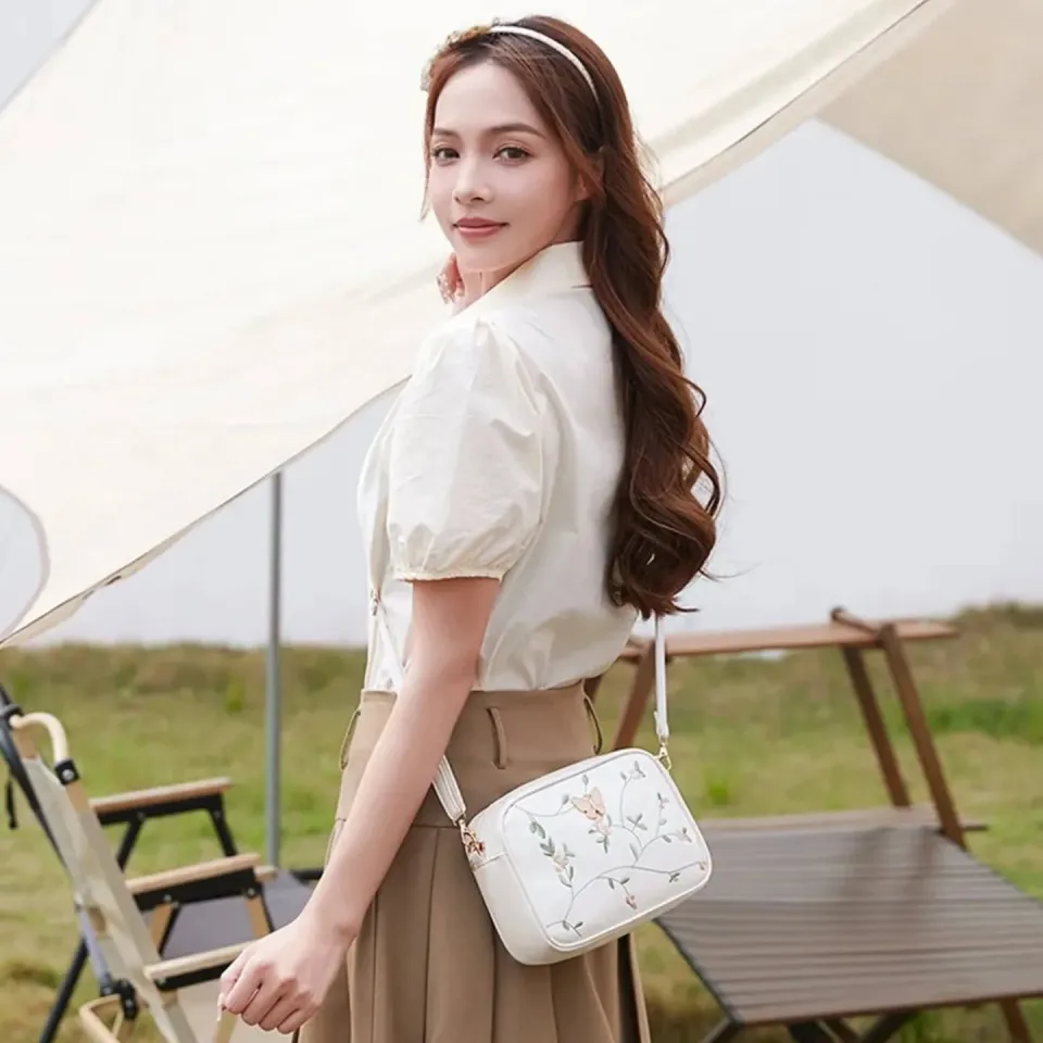 shoulder floral crossbody handbag
